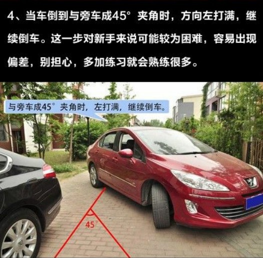 倒車(chē)入庫(kù)技巧圖解