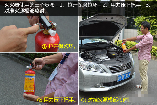 車載滅火器使用方法 車載滅火器使用方法