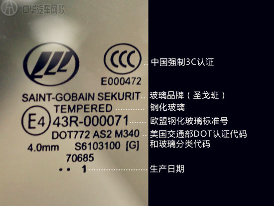 寶馬汽車玻璃如何進行識別@chinaadec.com