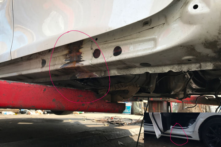 實拍二手車拼接過程@chinaadec.com
