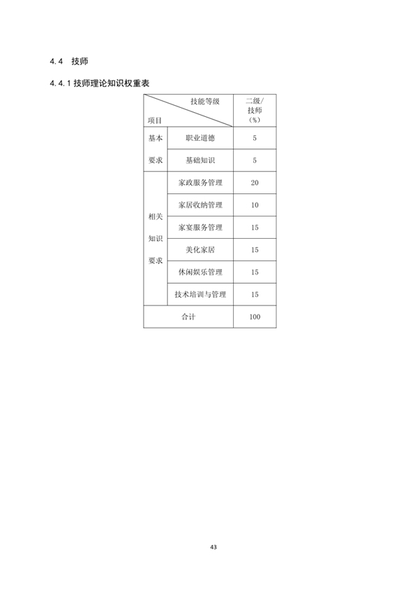 國家職業技能標準——家政服務員@chinaadec