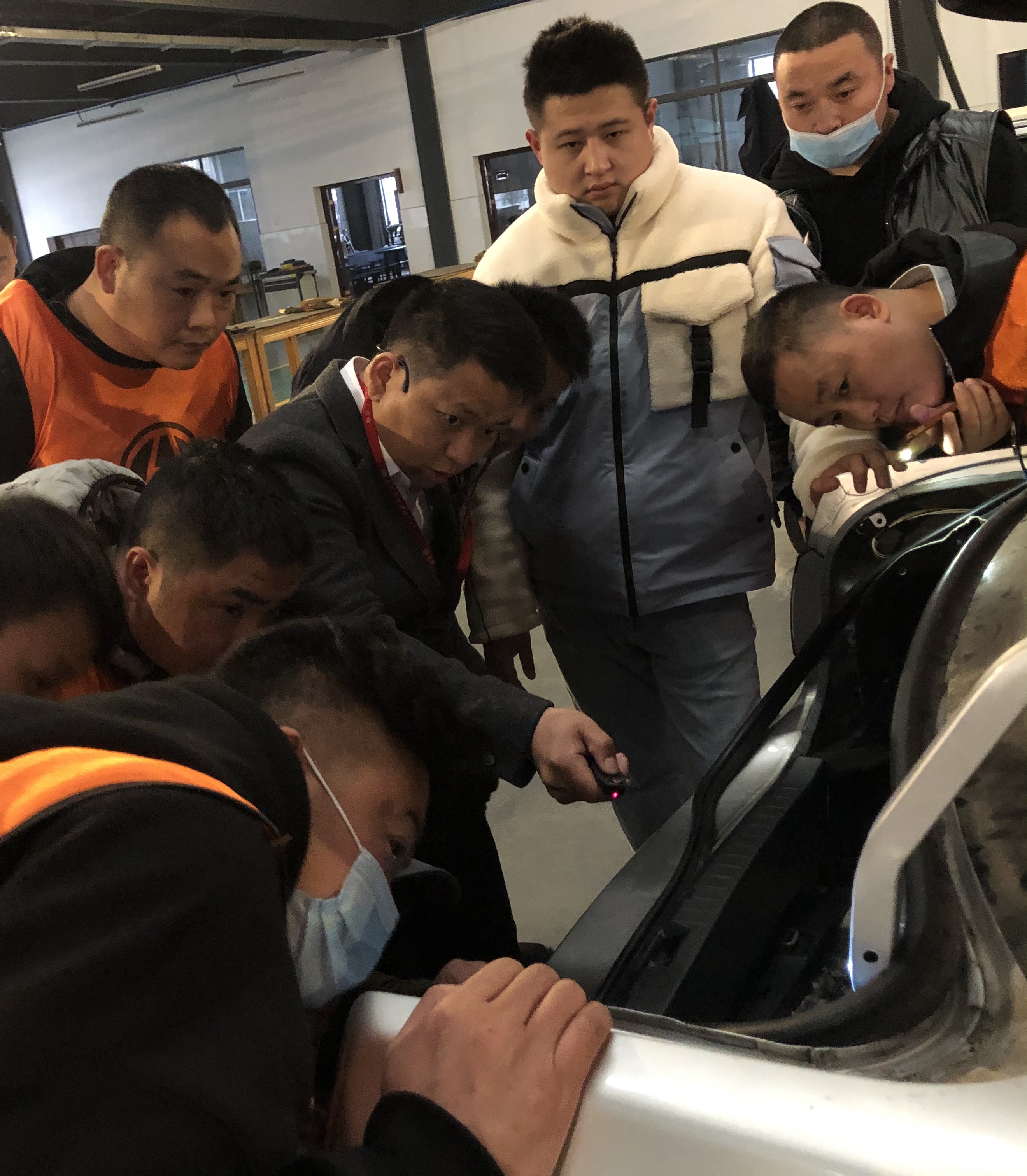中華汽車網校第241期二手車評估師實訓班開課第2天！事故車+調表車實車勘察@chinaadec.com